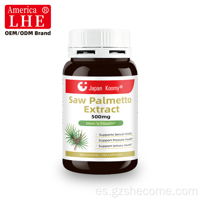 Shecome Saw Palmetto Cápsulas Próstata Salud Urinaria